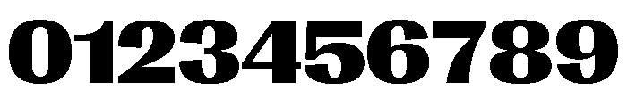 Right Gothic Variable 42 Font OTHER CHARS