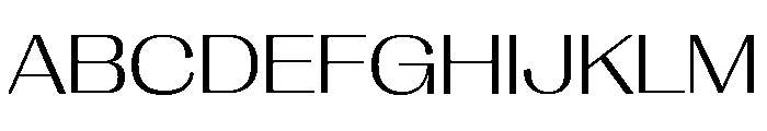 Right Gothic Variable 44 Font UPPERCASE