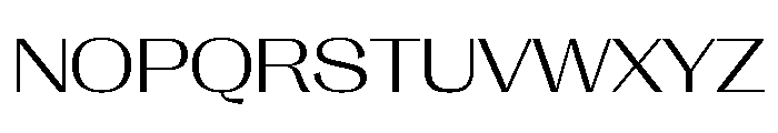 Right Gothic Variable 44 Font UPPERCASE