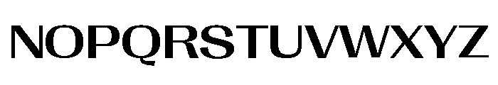 Right Gothic Variable 46 Font UPPERCASE