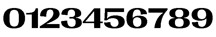 Right Gothic Variable 47 Font OTHER CHARS