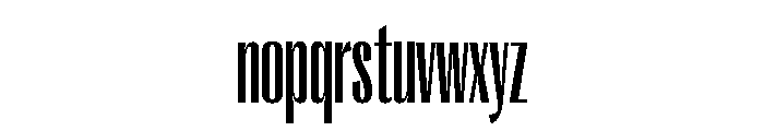 Right Gothic Variable 4 Font LOWERCASE