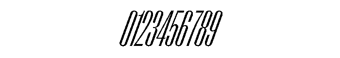 Right Gothic Variable 50 Font OTHER CHARS