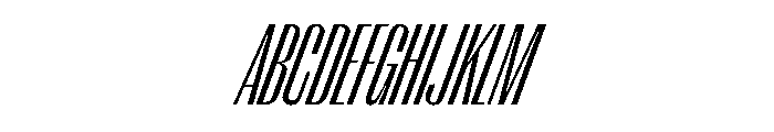 Right Gothic Variable 51 Font UPPERCASE