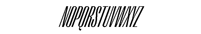 Right Gothic Variable 51 Font UPPERCASE