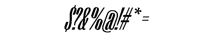 Right Gothic Variable 53 Font OTHER CHARS