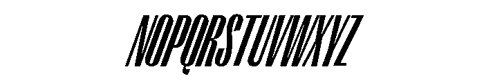 Right Gothic Variable 54 Font UPPERCASE