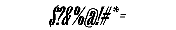 Right Gothic Variable 55 Font OTHER CHARS