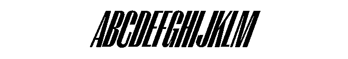 Right Gothic Variable 55 Font UPPERCASE