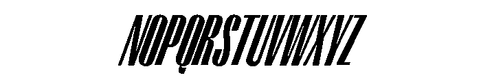 Right Gothic Variable 55 Font UPPERCASE