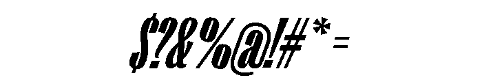 Right Gothic Variable 56 Font OTHER CHARS