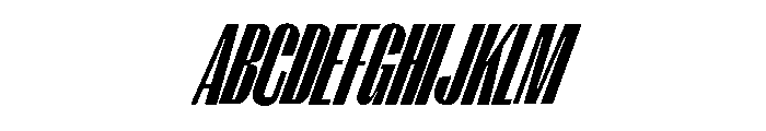 Right Gothic Variable 56 Font UPPERCASE
