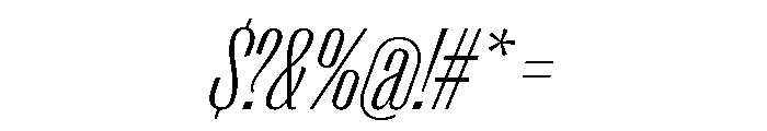 Right Gothic Variable 57 Font OTHER CHARS