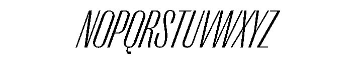 Right Gothic Variable 57 Font UPPERCASE