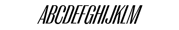 Right Gothic Variable 59 Font UPPERCASE