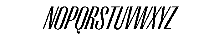 Right Gothic Variable 59 Font UPPERCASE