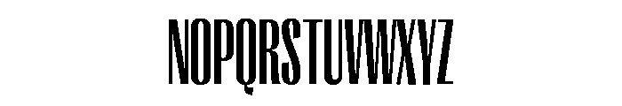 Right Gothic Variable 5 Font UPPERCASE