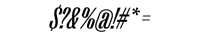 Right Gothic Variable 60 Font OTHER CHARS