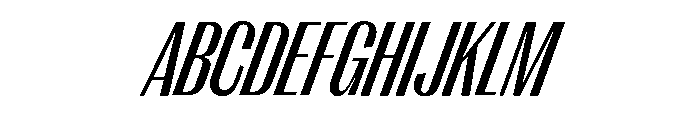 Right Gothic Variable 60 Font UPPERCASE