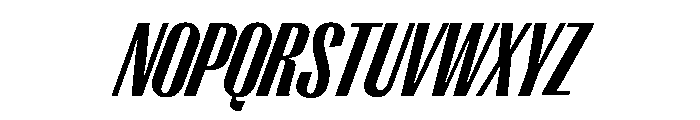 Right Gothic Variable 62 Font UPPERCASE
