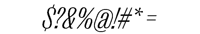 Right Gothic Variable 65 Font OTHER CHARS