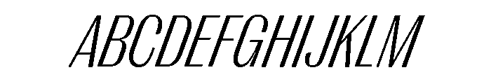 Right Gothic Variable 65 Font UPPERCASE