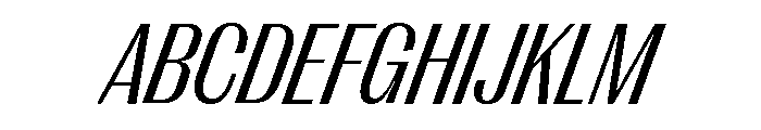 Right Gothic Variable 66 Font UPPERCASE