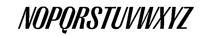 Right Gothic Variable 68 Font UPPERCASE