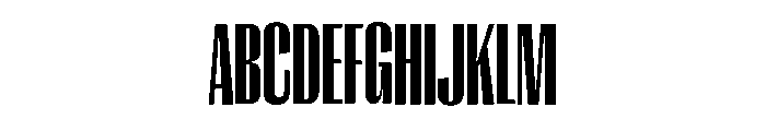 Right Gothic Variable 6 Font UPPERCASE
