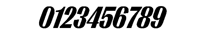 Right Gothic Variable 70 Font OTHER CHARS