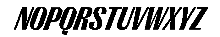 Right Gothic Variable 70 Font UPPERCASE