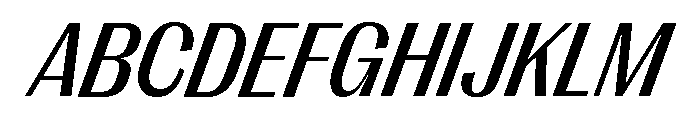 Right Gothic Variable 74 Font UPPERCASE
