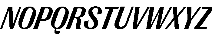 Right Gothic Variable 75 Font UPPERCASE