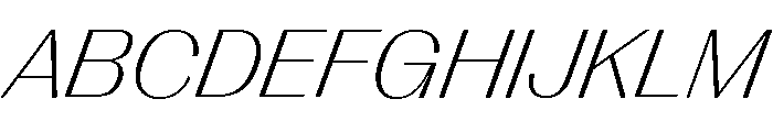 Right Gothic Variable 85 Font UPPERCASE