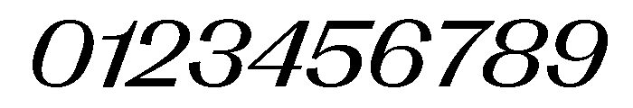 Right Gothic Variable 87 Font OTHER CHARS
