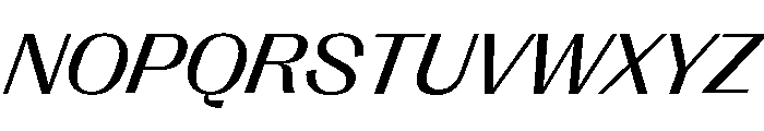 Right Gothic Variable 87 Font UPPERCASE