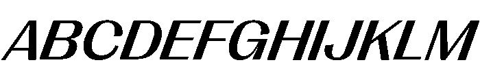 Right Gothic Variable 88 Font UPPERCASE