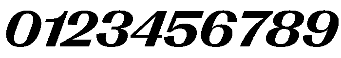 Right Gothic Variable 89 Font OTHER CHARS