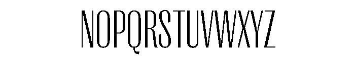 Right Gothic Variable 8 Font UPPERCASE