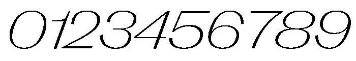 Right Gothic Variable 92 Font OTHER CHARS