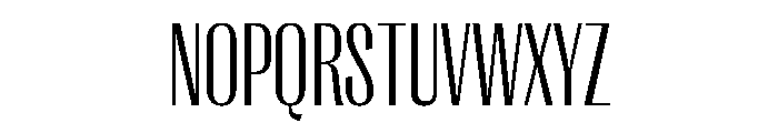Right Gothic Variable 9 Font UPPERCASE
