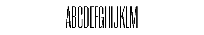 Right Gothic Variable Font UPPERCASE