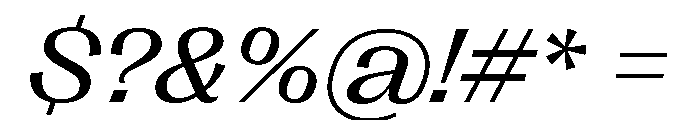 Right Gothic Wide Variable 10 Font OTHER CHARS