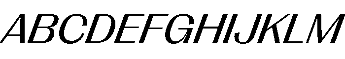 Right Gothic Wide Variable 10 Font UPPERCASE