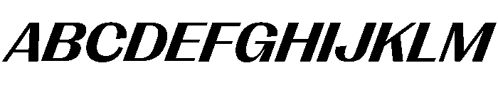Right Gothic Wide Variable 12 Font UPPERCASE