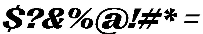 Right Gothic Wide Variable 13 Font OTHER CHARS
