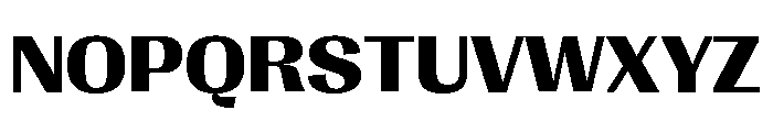 Right Gothic Wide Variable 6 Font UPPERCASE