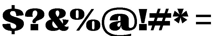 Right Gothic Wide Variable 7 Font OTHER CHARS