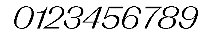 Right Gothic Wide Variable 9 Font OTHER CHARS
