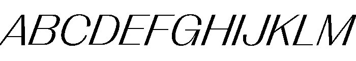 Right Gothic Wide Variable 9 Font UPPERCASE